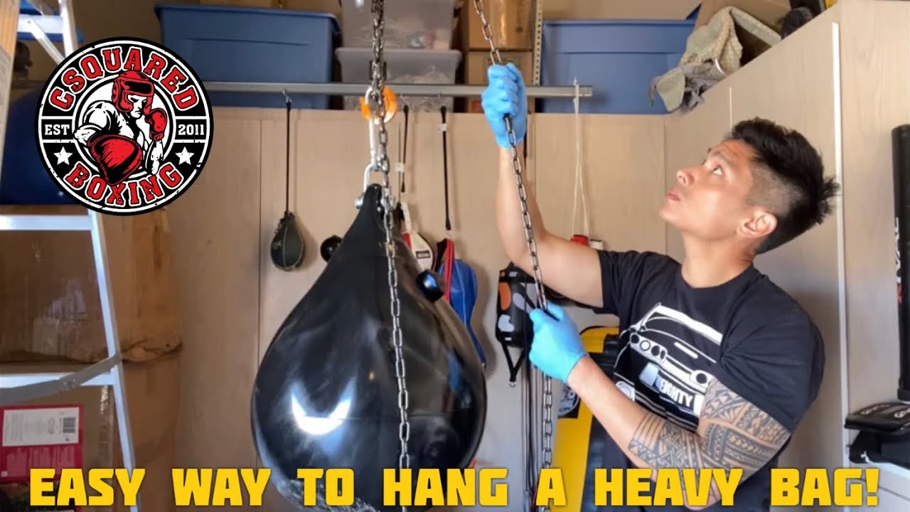 How to Hang a Heavy Boxing Bag Yourself? DIY Guide with Minimal Tools Required!