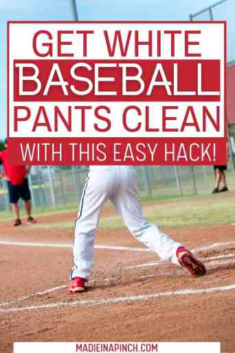 How to Get Grass Stains Out of Baseball Pants Easily (The Best Ways to Clean Them Fast)