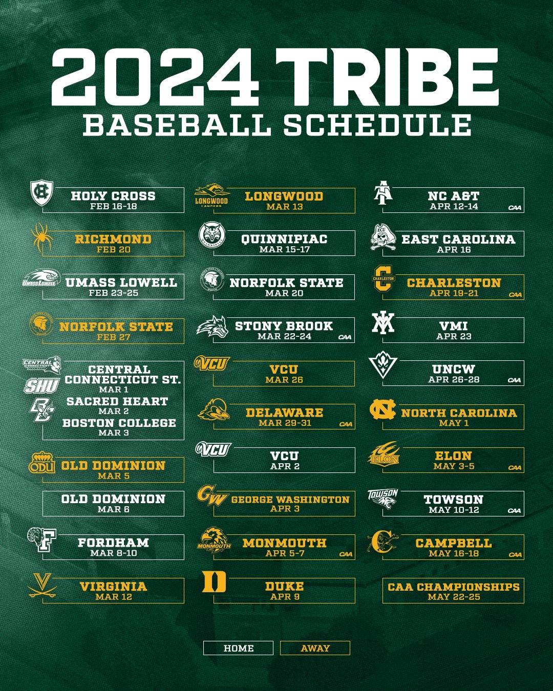 Looking for William and Mary Baseball Schedule? Heres the Complete List