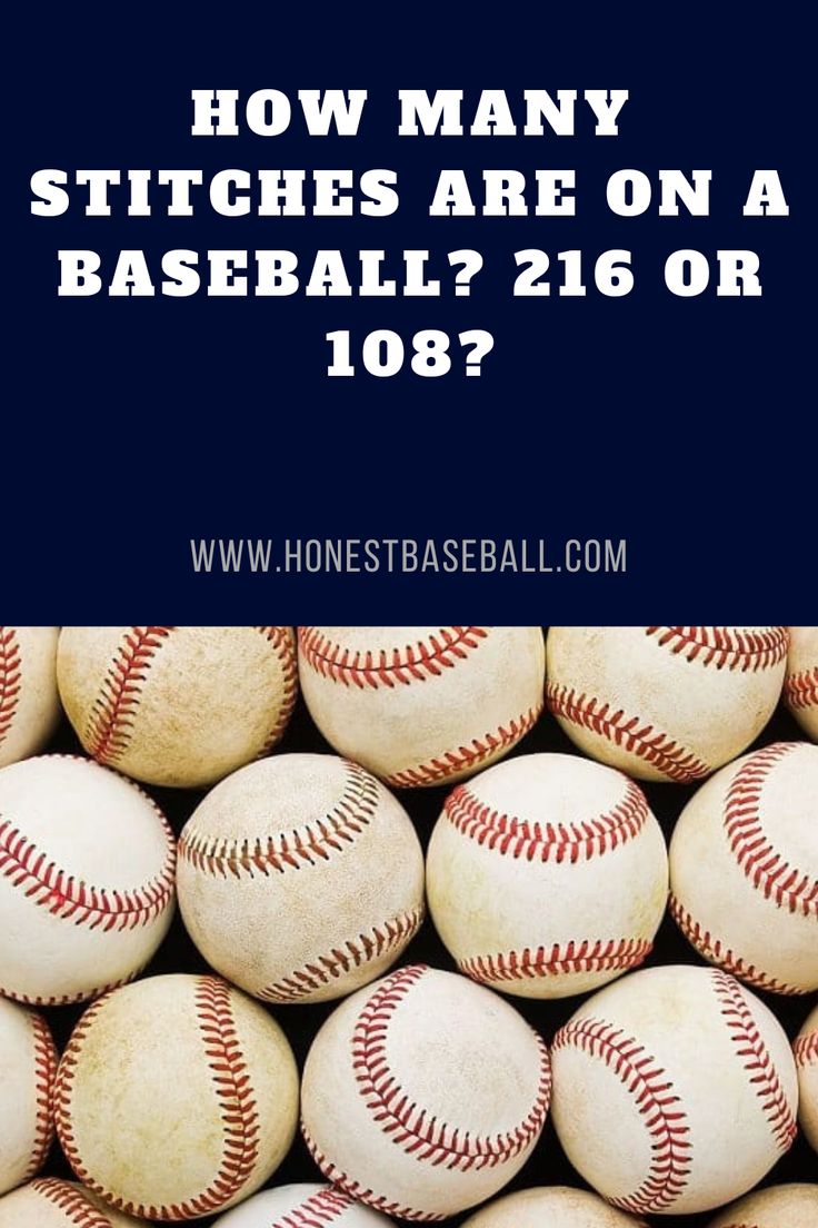 Get the Facts: How Many Stitches Are Actually on a Baseball?