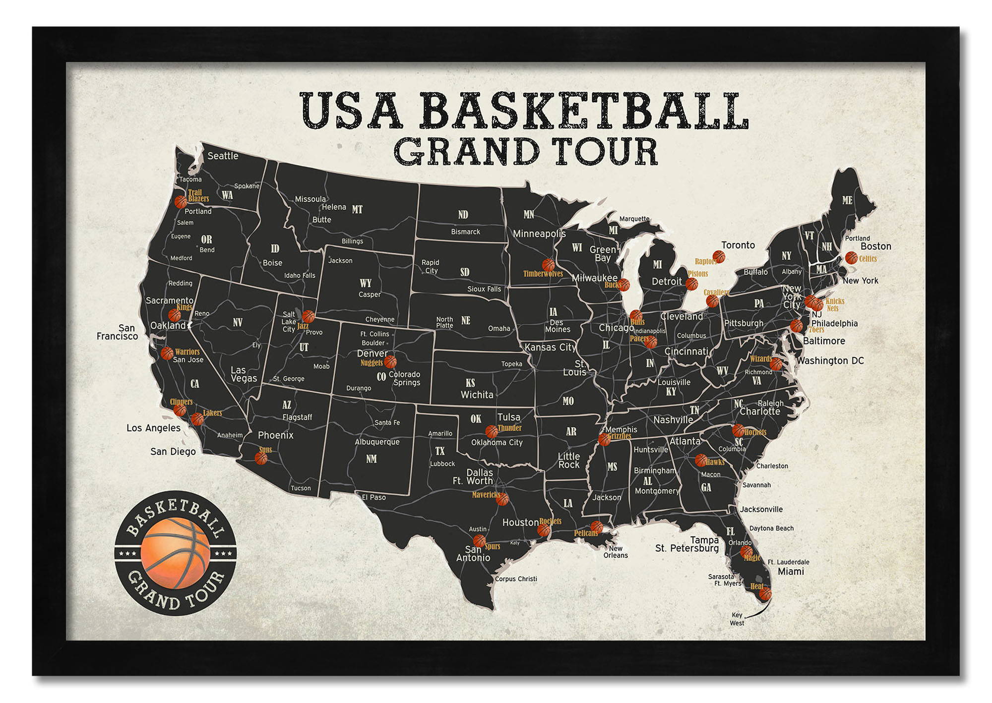 What states dont have an NBA team? Check this list!