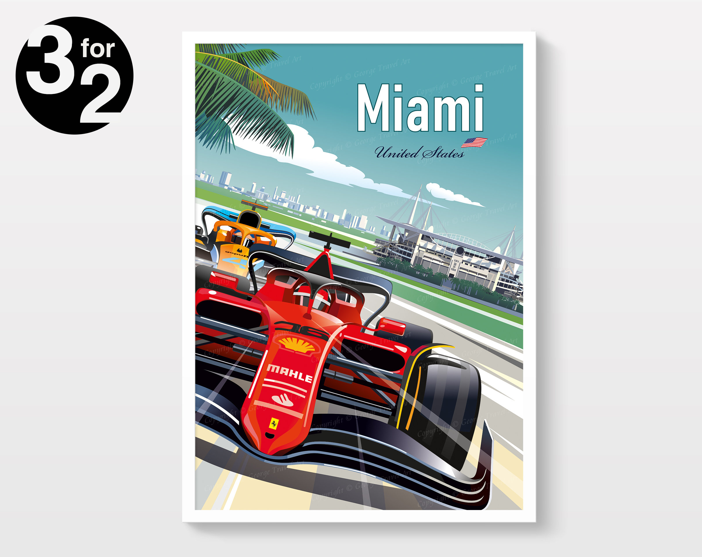 F1 Miami Posters: Hot Picks for True Racing Fans