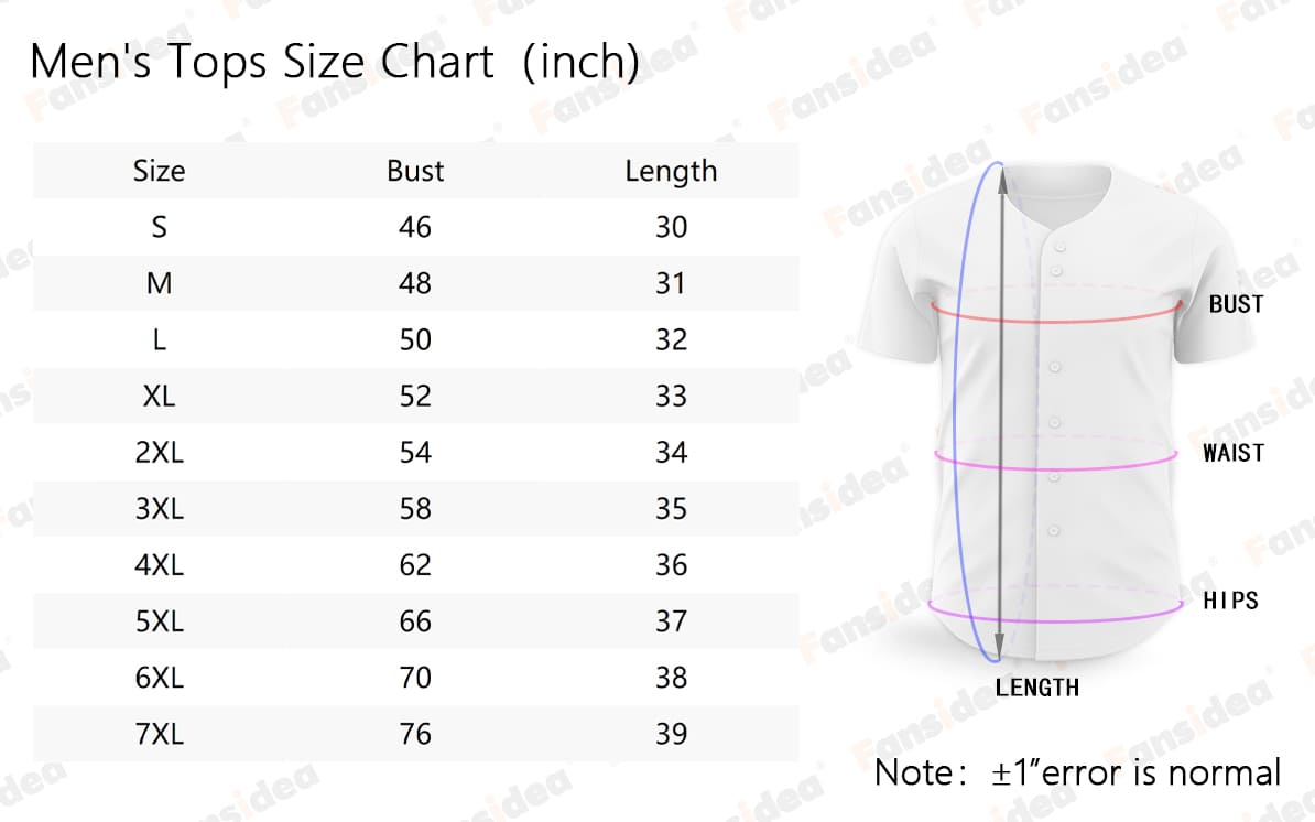What size baseball jersey should I buy? Get the right size guide here!