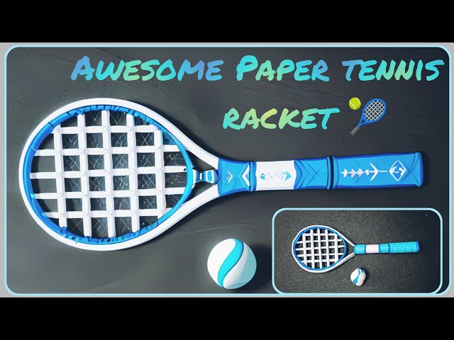 How to Make a Paper Tennis Racket Step by Step (Fun and Simple Craft Project)