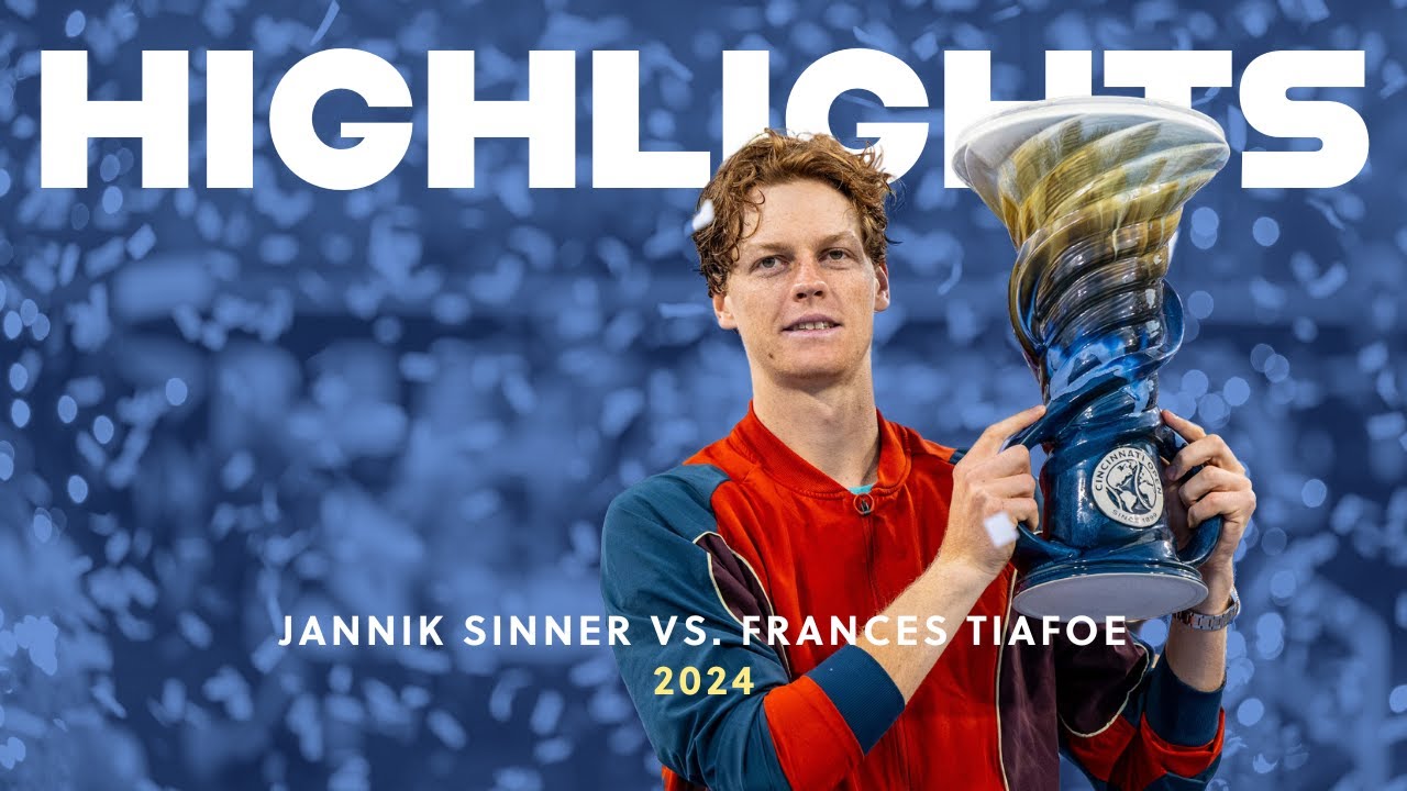 Frances Tiafoe vs Jannik Sinner: Cincinnati Open 2024 Final Highlights
