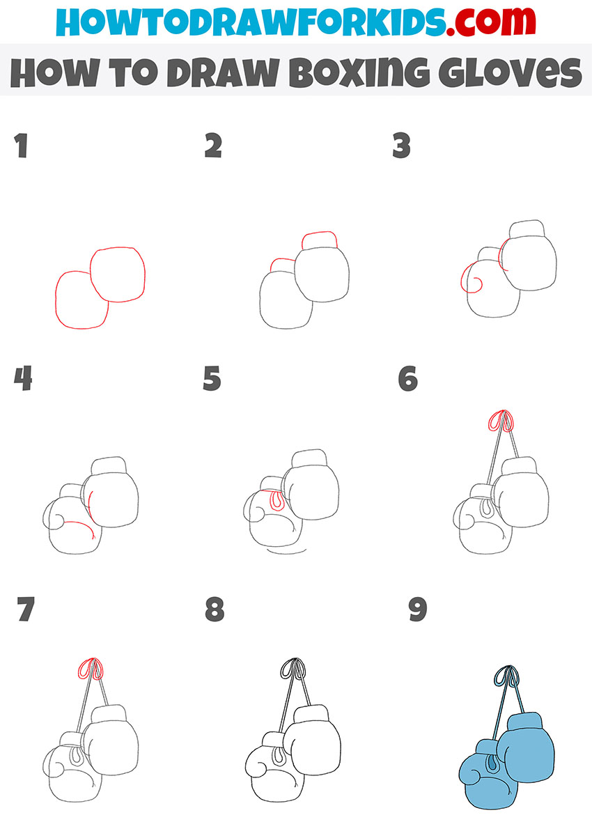 How to Draw Boxing Gloves Like a Pro? Follow This Simple Tutorial