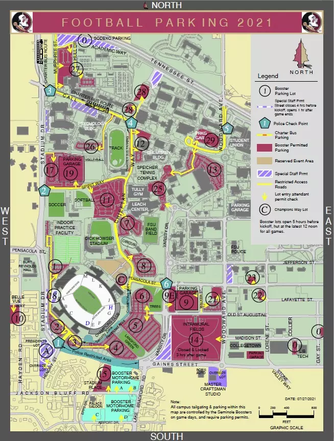 FSU Football Parking Made Easy: Find the Best Spots(where to park for fsu football games)