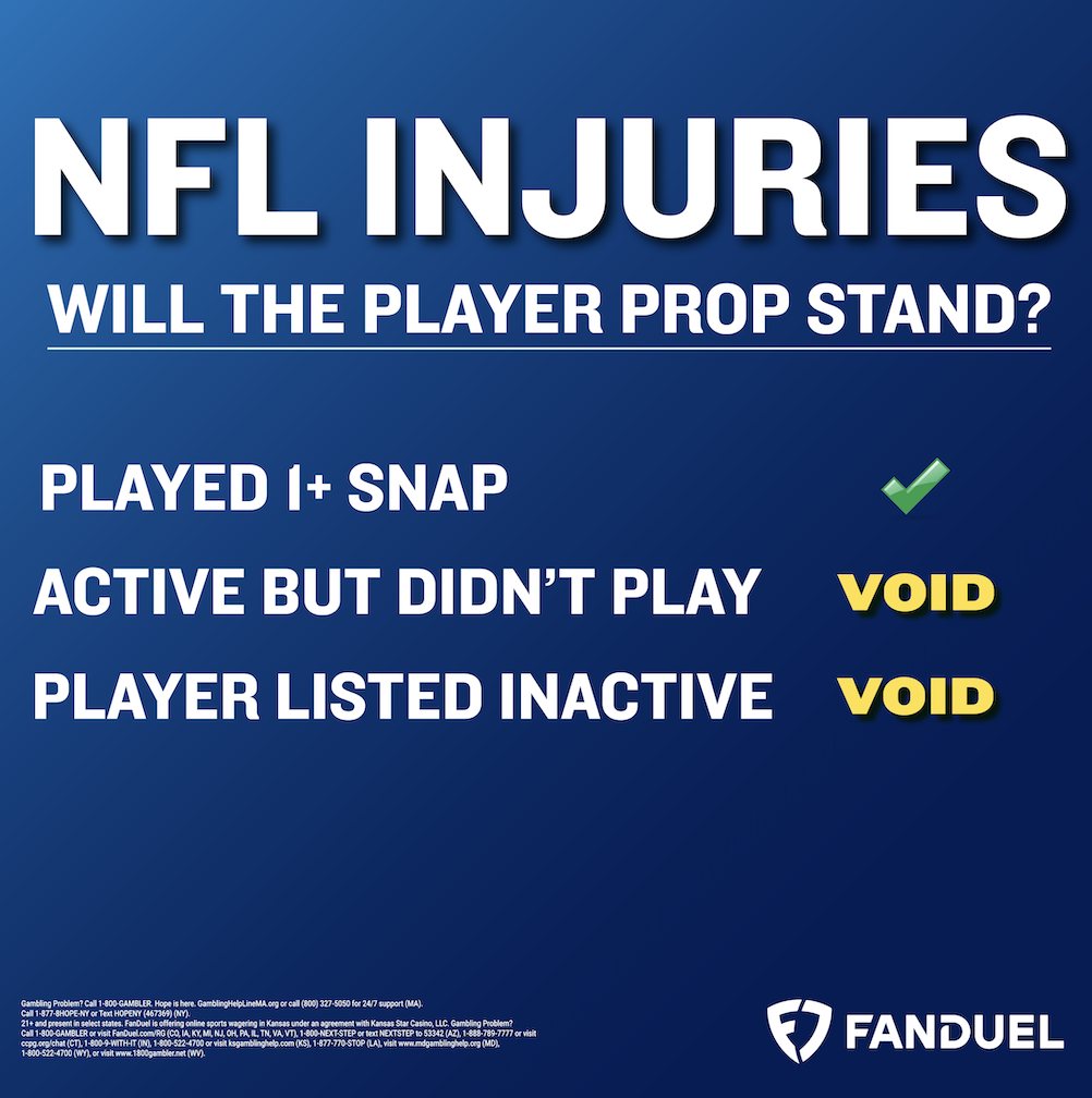 FanDuel Void Bets for Injured NFL Players? (Heres the Policy Explained)