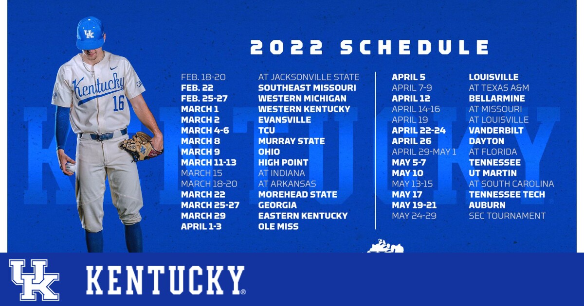 What time does KY play baseball today? Check the schedule for game time!