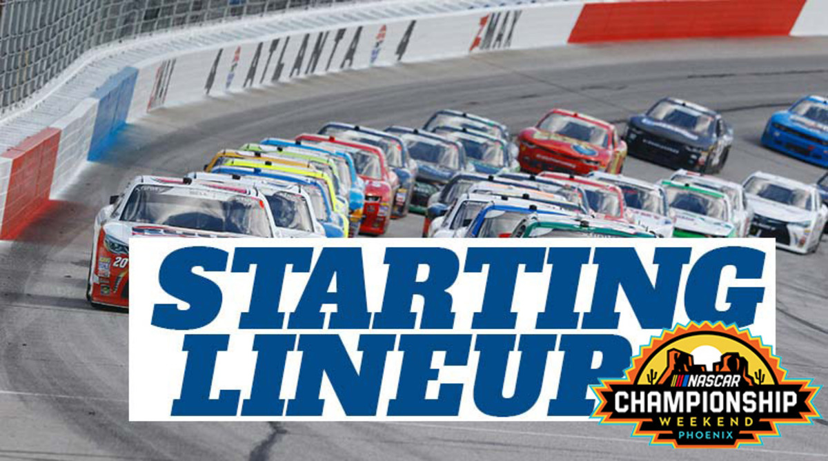 Missed the grid? What was the starting lineup for todays NASCAR race?