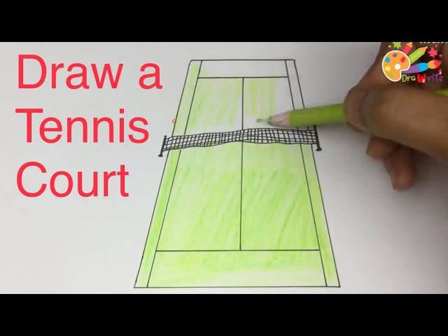How to Draw a Tennis Court: Easy Step-by-Step Guide for Beginners!