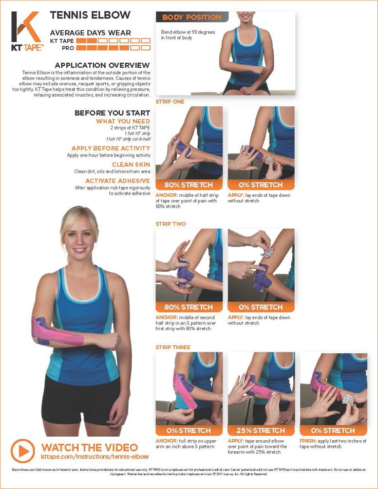 Step-by-Step Guide to Applying KT Tape for Tennis Elbow Relief